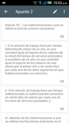 Ley Federal del Trabajo android App screenshot 0