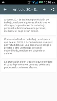 Ley Federal del Trabajo android App screenshot 2